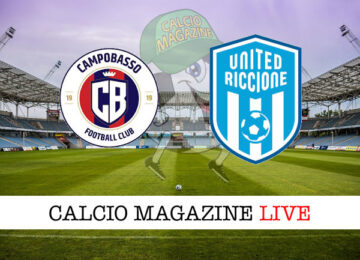 Campobasso United Riccione cronaca diretta live risultato in tempo reale