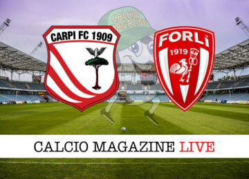 Carpi Forlì cronaca diretta live risultato tempo reale