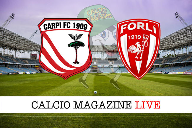 Carpi Forlì cronaca diretta live risultato tempo reale