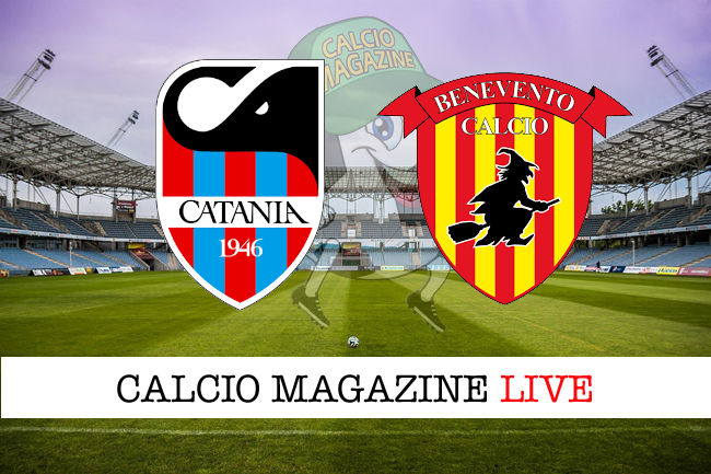 Catania Benevento cronaca diretta live risultato in tempo reale