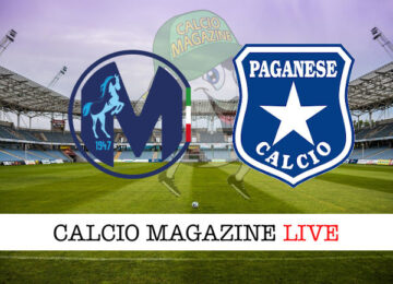 Martina Calcio Paganese cronaca diretta live risultato in tempo reale