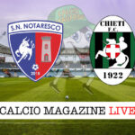 Notaresco Chieti cronaca diretta live risultato in tempo reale