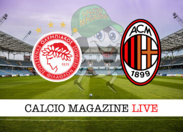 Olympiakos Milan cronaca diretta live risultato in tempo reale