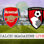 Arsenal Bournemouth cronaca diretta live risultato in tempo reale