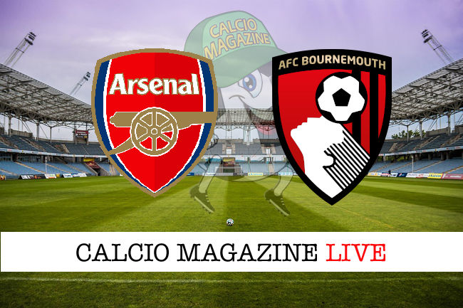 Arsenal Bournemouth cronaca diretta live risultato in tempo reale