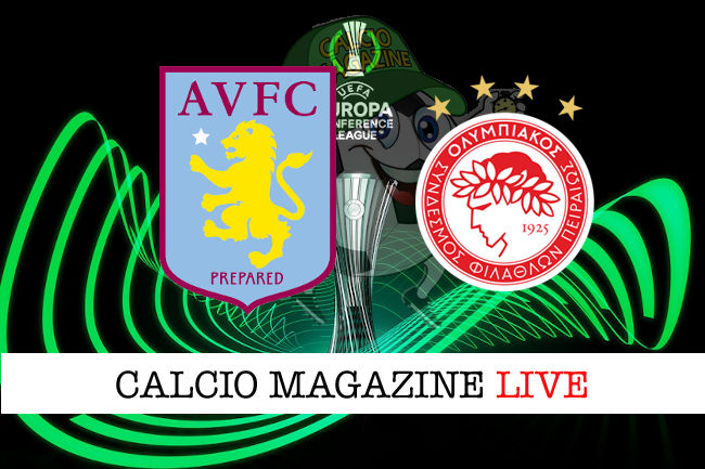 Aston Villa Olimpiakos cronaca diretta live risultato in tempo reale