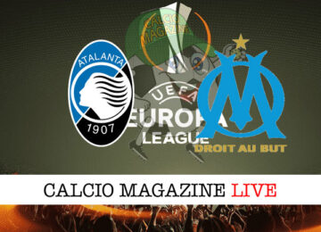 Atalanta Olympique Marsiglia cronaca diretta live risultato in tempo reale