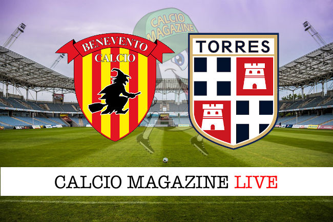 Benevento Torres cronaca diretta live risultato in tempo reale