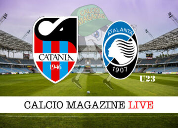 Catania Atalanta U23 cronaca diretta live risultato in tempo reale