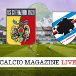 Catanzaro Sampdoria cronaca diretta live risultato in tempo reale
