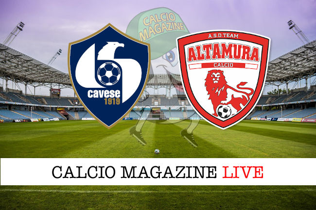 Cavese Team Altamura cronaca diretta live risultato in tempo reale