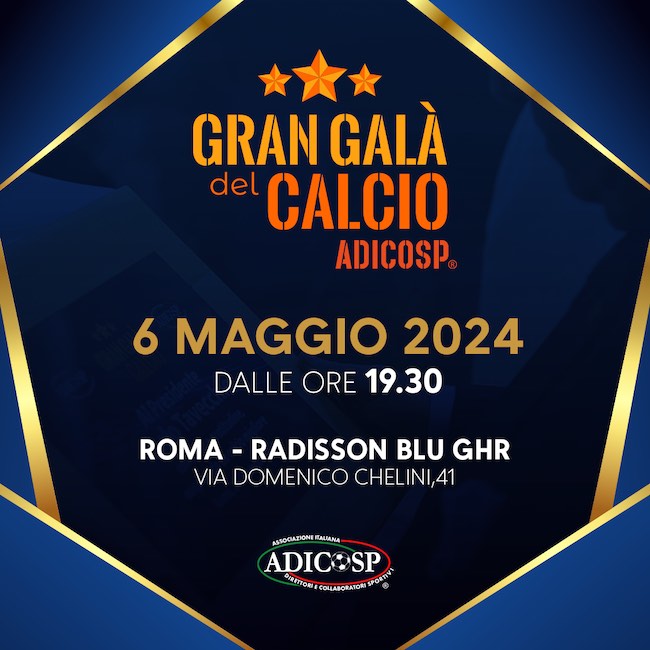 gran galà calcio adicosp 2024