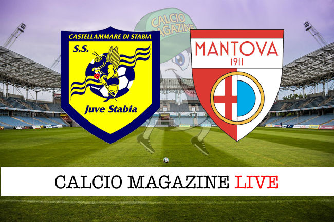 Juve Stabia Mantova cronaca diretta live risultato in tempo reale