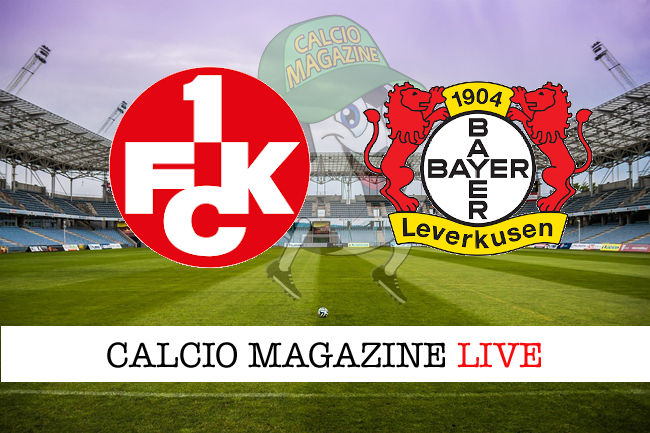 Kaiserslautern Bayer Leverkusen cronaca diretta live risultato in tempo reale