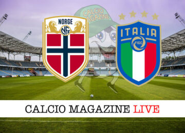 Norvegia Italia cronaca diretta live risultato in tempo reale
