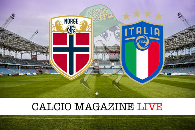 Norvegia Italia cronaca diretta live risultato in tempo reale