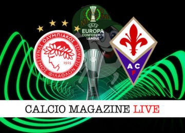 Olympiacos Fiorentina cronaca diretta live risultato in tempo reale