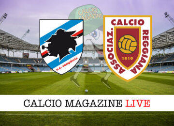 Sampdoria Reggiana cronaca diretta live risultato in tempo reale