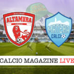 Team Altamura Matera cronaca diretta live risultato tempo reale