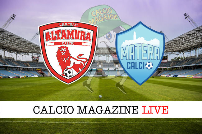 Team Altamura Matera cronaca diretta live risultato tempo reale