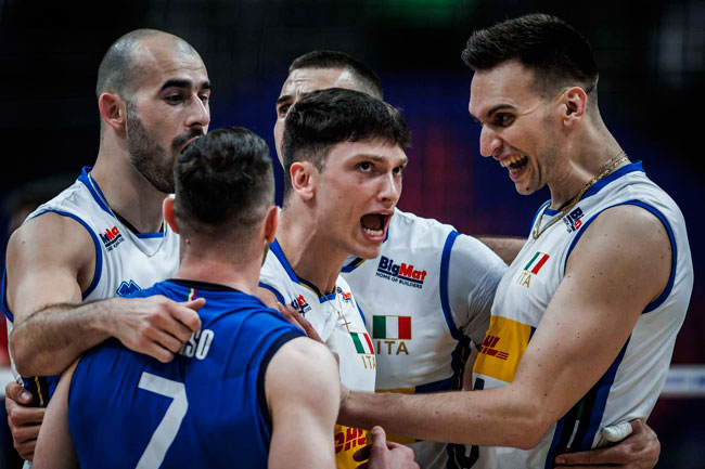 vnl italia germania esultanza
