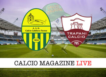 Caldiero Trapani cronaca diretta live risultato in tempo reale