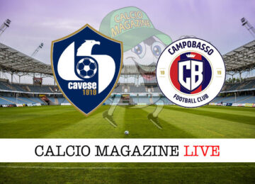 Cavese Campobasso cronaca diretta live risultato in tempo reale