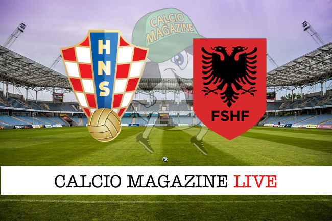 Croazia Albania cronaca diretta live risultato in tempo reale