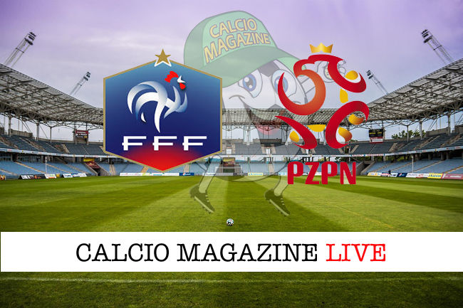 Francia Polonia cronaca diretta live risultato in tempo reale