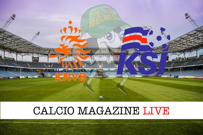 Olanda Islanda cronaca diretta live risultato in tempo reale