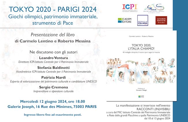 tokio 2020 - parigi 2024 libro