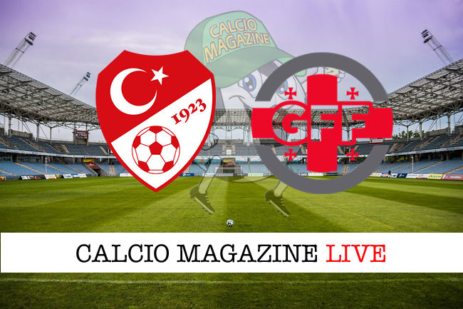 Turchia Georgia cronaca diretta live risultato in tempo reale