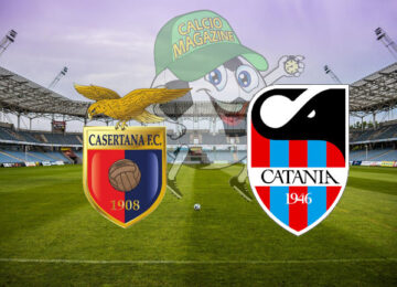 Casertana Catania cronaca diretta live risultato in tempo reale
