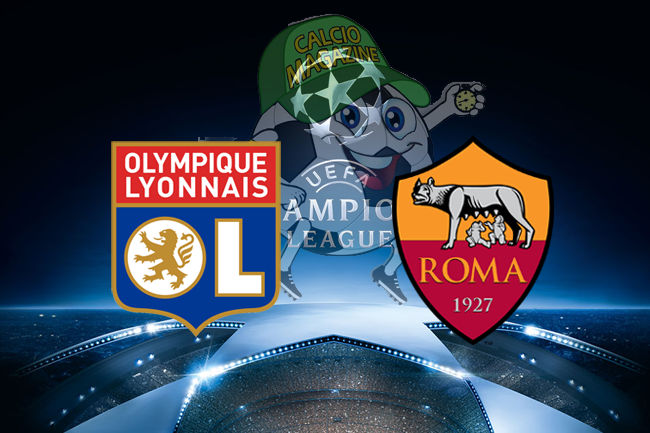 Lione Roma cronaca diretta live risultato in tempo reale