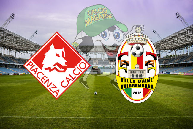 Piacenza Villa Valle cronaca diretta live risultato in tempo reale