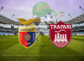 Casertana Trapani cronaca diretta live risultato in tempo reale