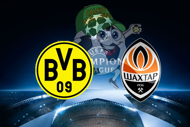 Borussia Dortmund Shakhtar cronaca diretta live risultato in tempo reale