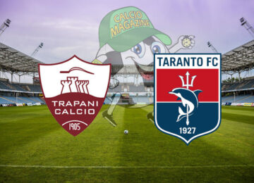 Trapani Taranto cronaca diretta live risultato in tempo reale