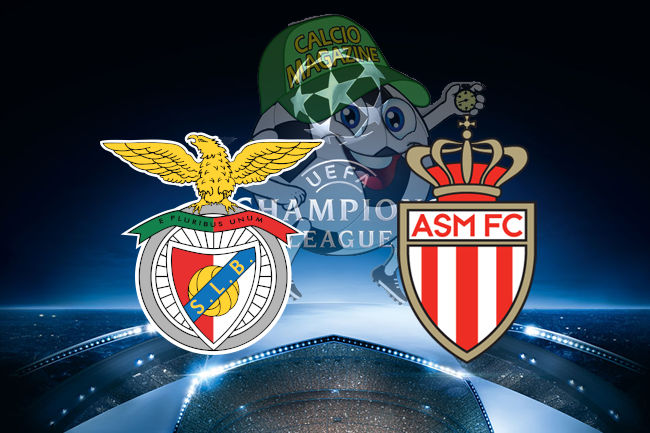 Benfica Monaco cronaca diretta live risultato in tempo reale