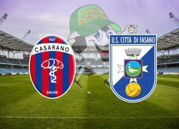 Casarano Città di Fasano cronaca diretta live risultato in tempo reale