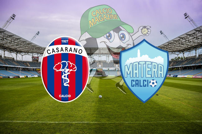 Casarano Matera cronaca diretta live risultato in tempo reale