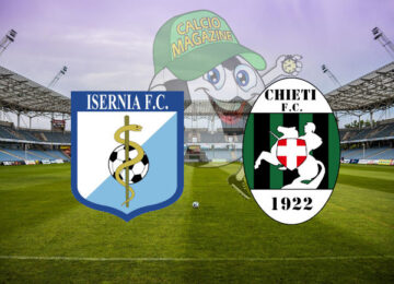 Isernia Chieti cronaca diretta risultato in tempo reale
