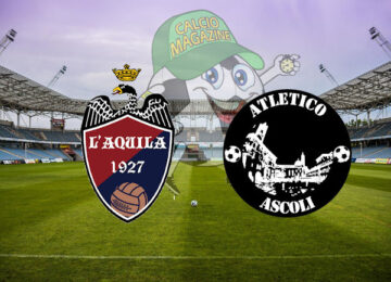L'Aquila Atletico Ascoli cronaca diretta risultato in tempo reale