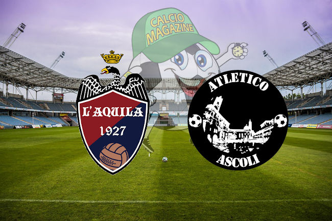 L'Aquila Atletico Ascoli diretta risultato in tempo reale