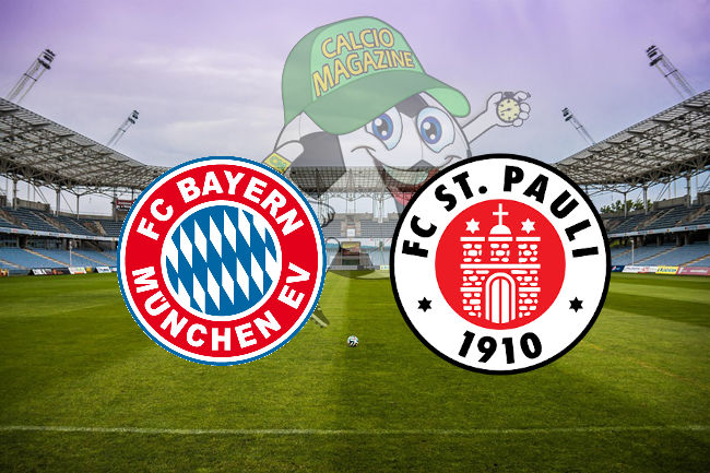 Bayern Monaco St. Pauli cronaca diretta live risultato in tempo reale