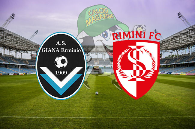 Giana Erminio Rimini cronaca diretta live risultato in tempo reale