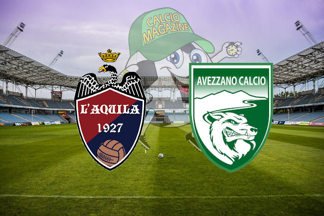 L'Aquila Avezzano cronaca diretta live risultato tempo reale