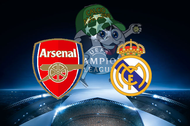 Arsenal Real Madrid cronaca diretta live risultato tempo reale