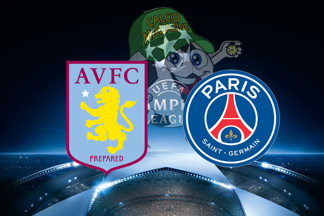 Aston Villa PSG cronaca diretta live risultato in tempo reale