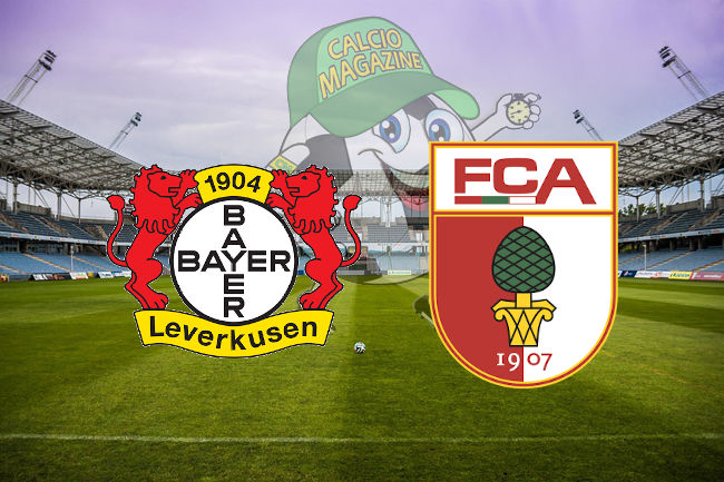 Bayer Leverkusen Augsburg cronaca diretta live risultato in tempo reale